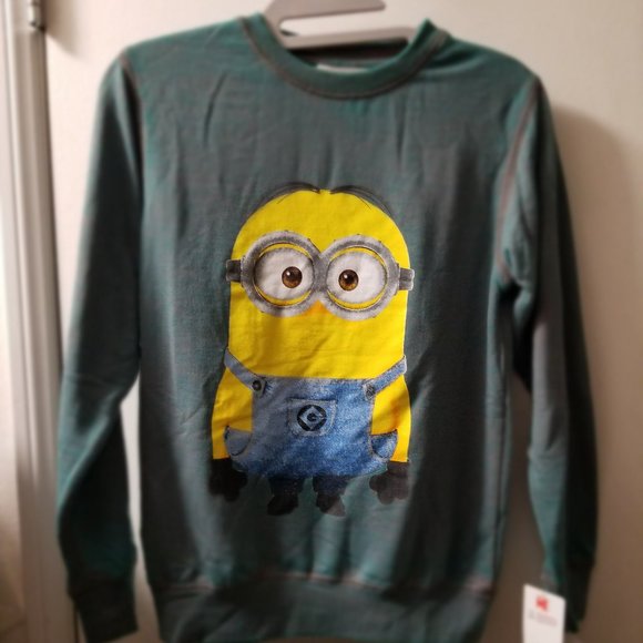 Dispicable me Minions pullover crew fleece new - Picture 1 of 7